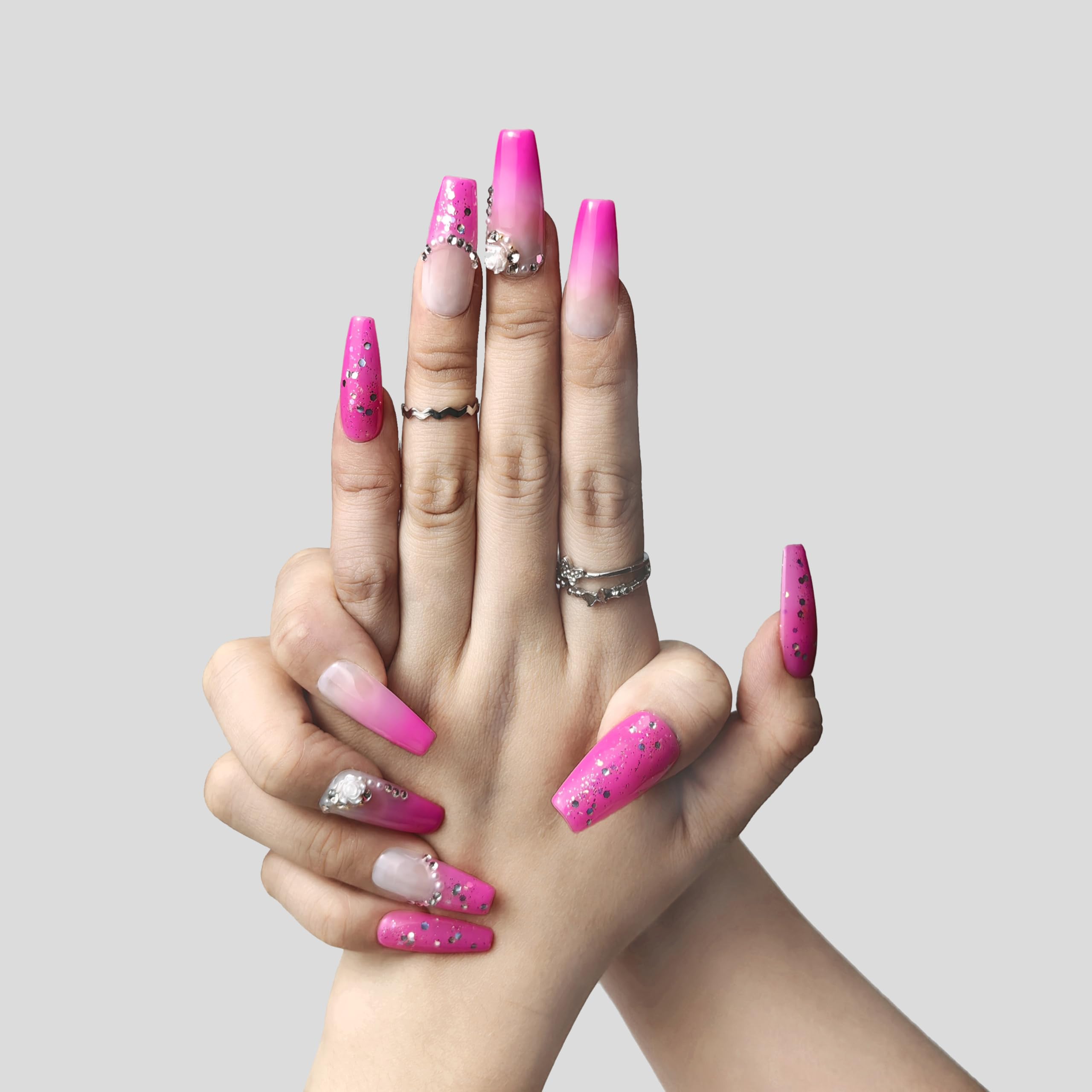 Handmade Acrylic Nails Press On Reusable Nails