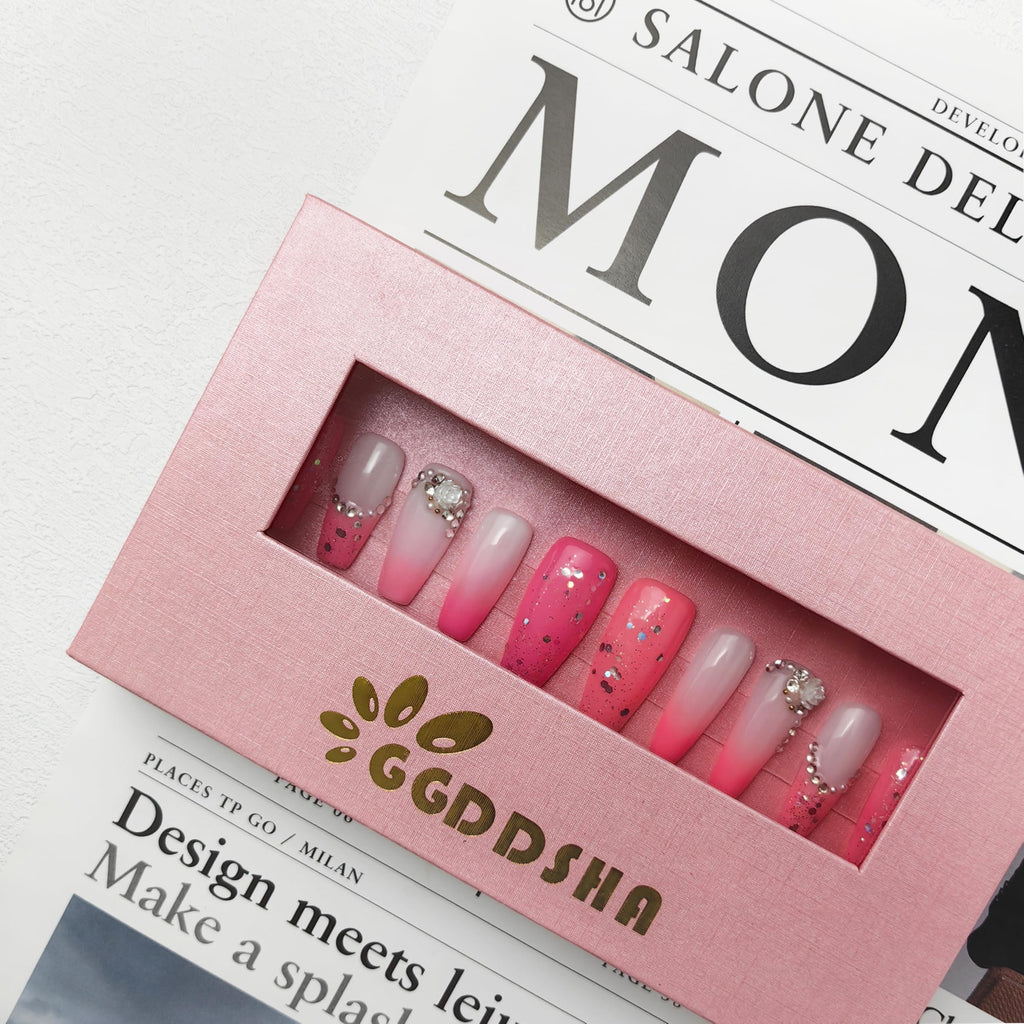 Handmade Acrylic Nails Press On Reusable Nails